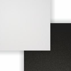 Aluco Satiini valkea / Metalli musta